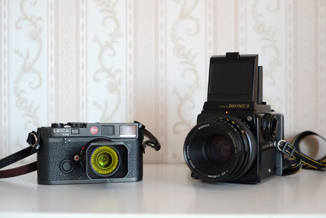 analog fotografieren mit alten kameras leica zenza bronica