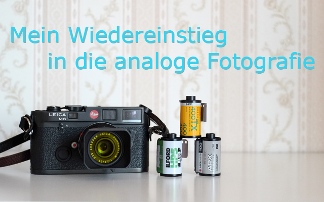 Analoge Fotografie alte Leica M6 und Negativfilme